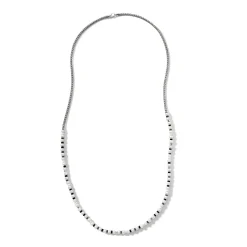 Women John Hardy Beads^Colorblock Necklace, Silver, Gemstones, Pearl