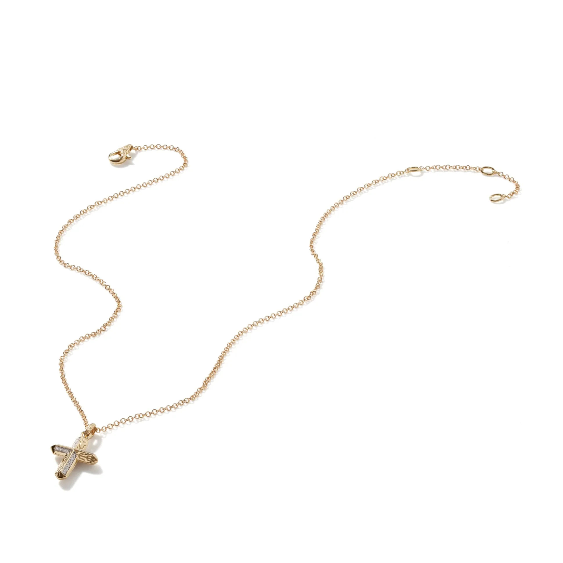 Women John Hardy Pendants^Cross Pendant Necklace, Gold, Diamonds