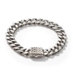 Men John Hardy Chains^Curb Chain Bracelet, Sterling Silver, 11Mm