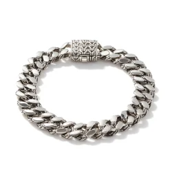 Men John Hardy Chains^Curb Chain Bracelet, Sterling Silver, 11Mm