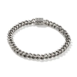 Men John Hardy Chains^Curb Chain Bracelet, Sterling Silver, 7Mm