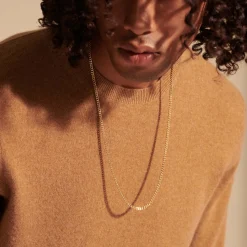 Men John Hardy Chains^Curb Chain Necklace, Gold, 2Mm