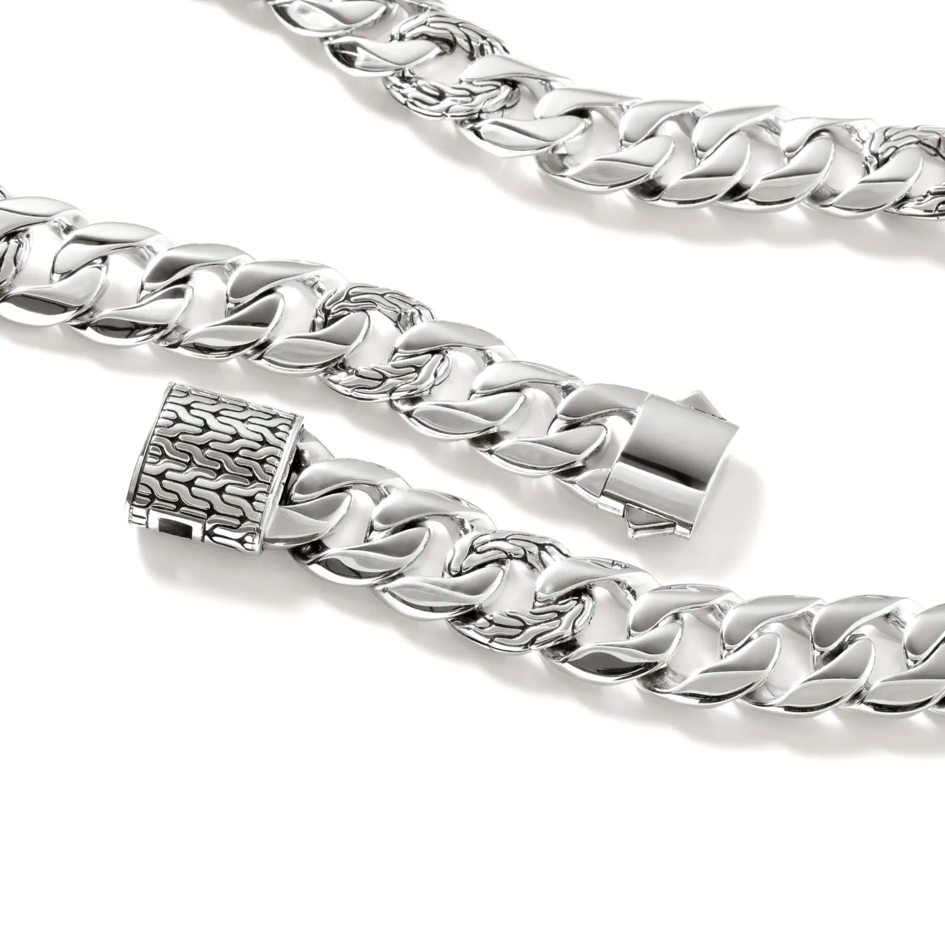 Women John Hardy Layering^Curb Chain Necklace, Sterling Silver, 14Mm