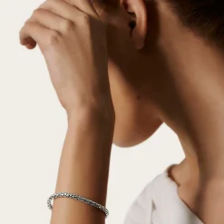Men John Hardy Chains^Dot Chain Bracelet, Sterling Silver, Slim