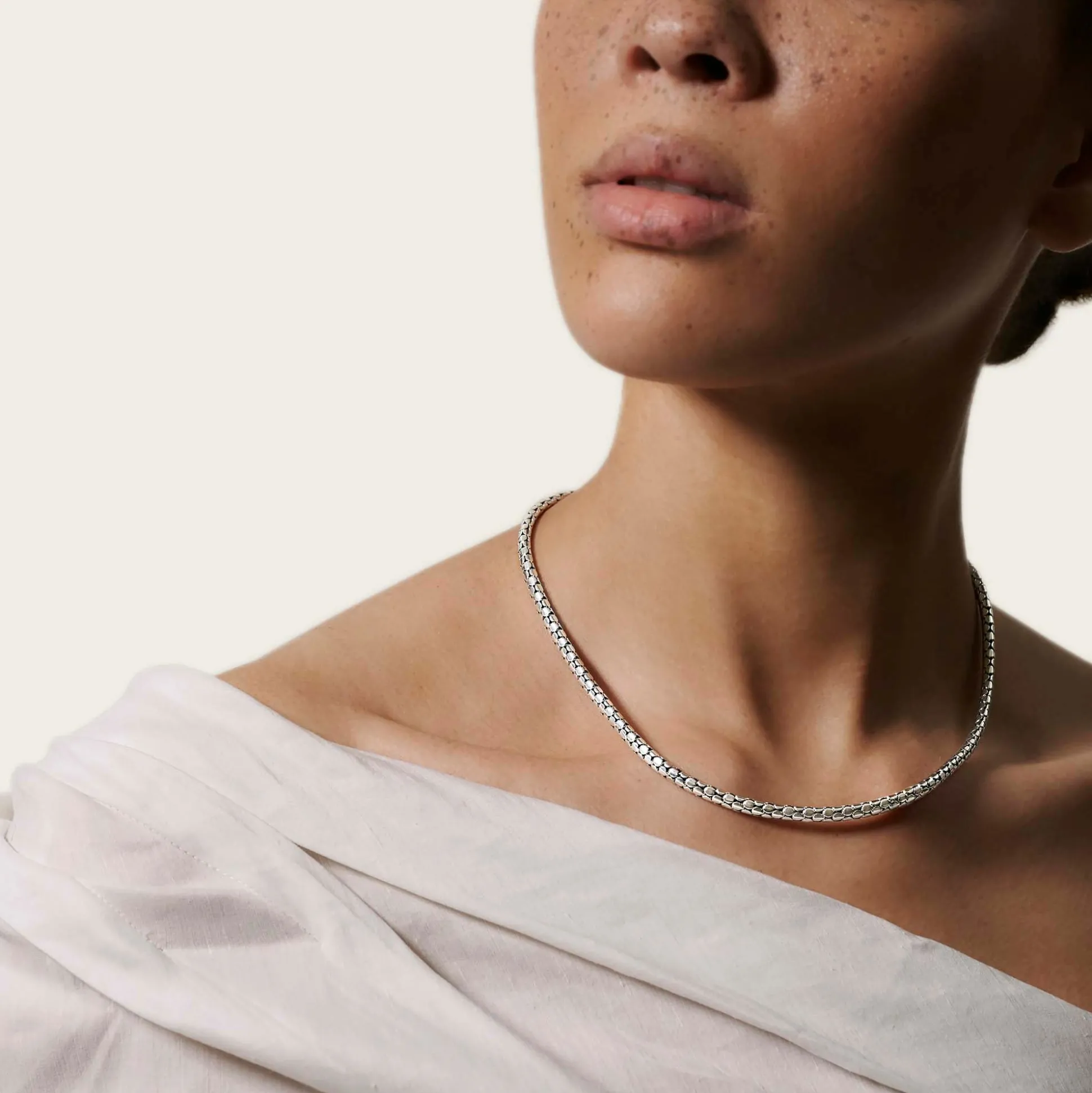 Women John Hardy Layering^Dot Chain Necklace, Sterling Silver