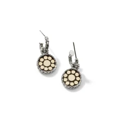 Women John Hardy Statement^Dot Drop Earring, Gold, Sterling Silver