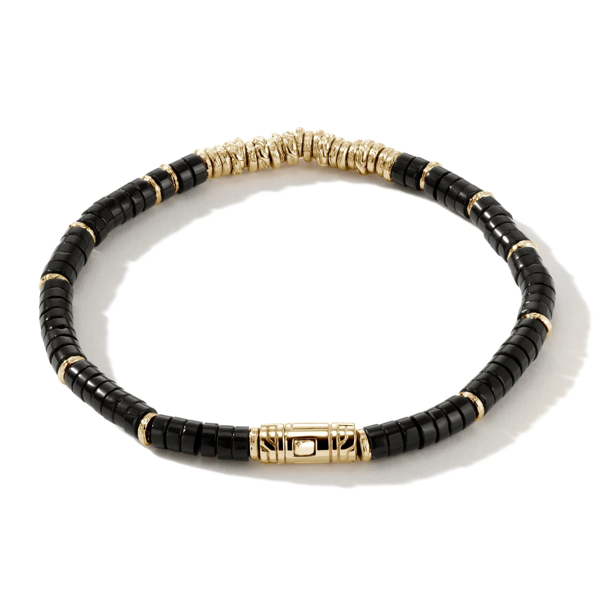Men John Hardy Beads^Heishi Bracelet, Gemstones, Gold