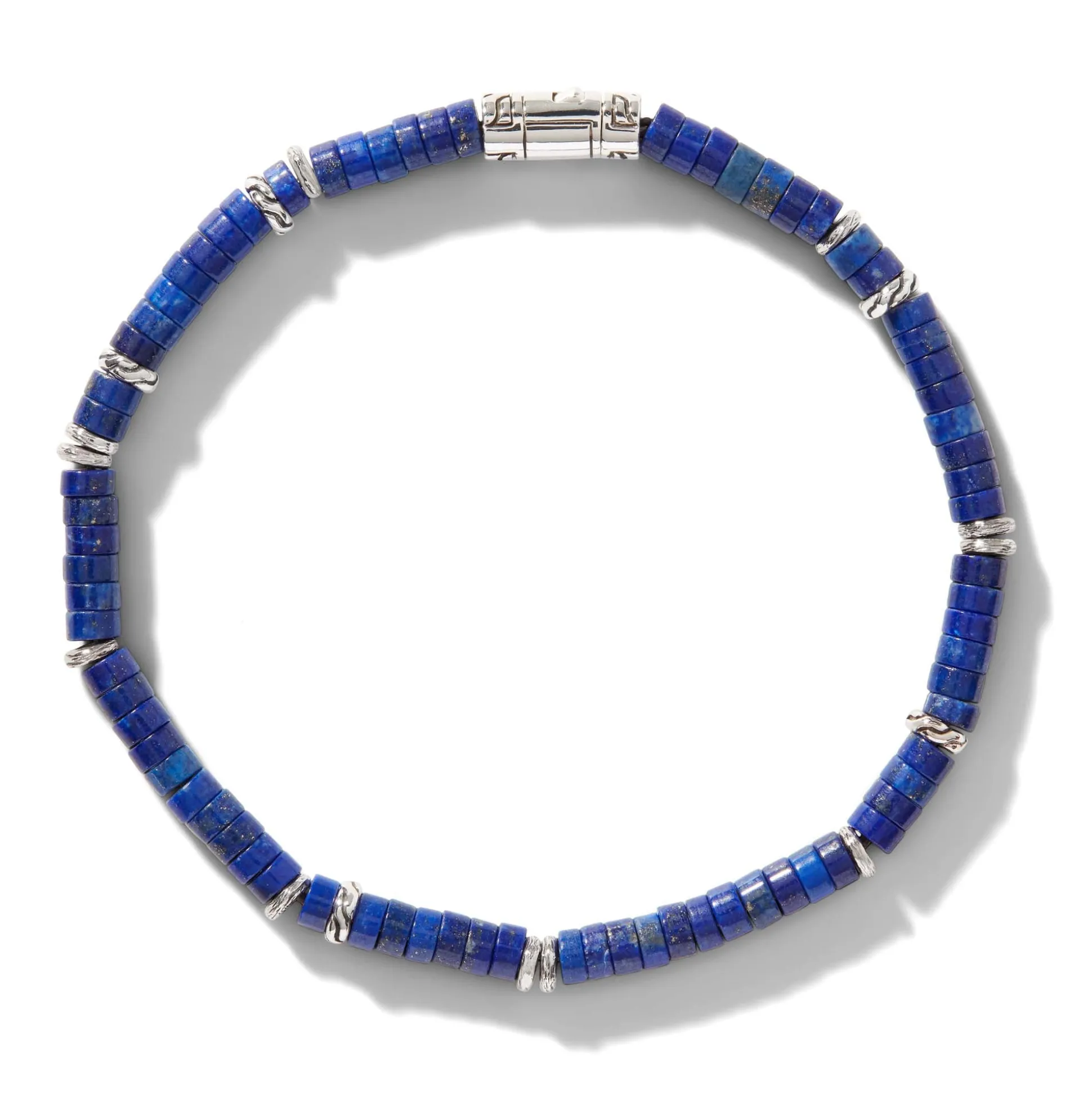 Men John Hardy Beads^Heishi Bracelet, Gemstones, Sterling Silver