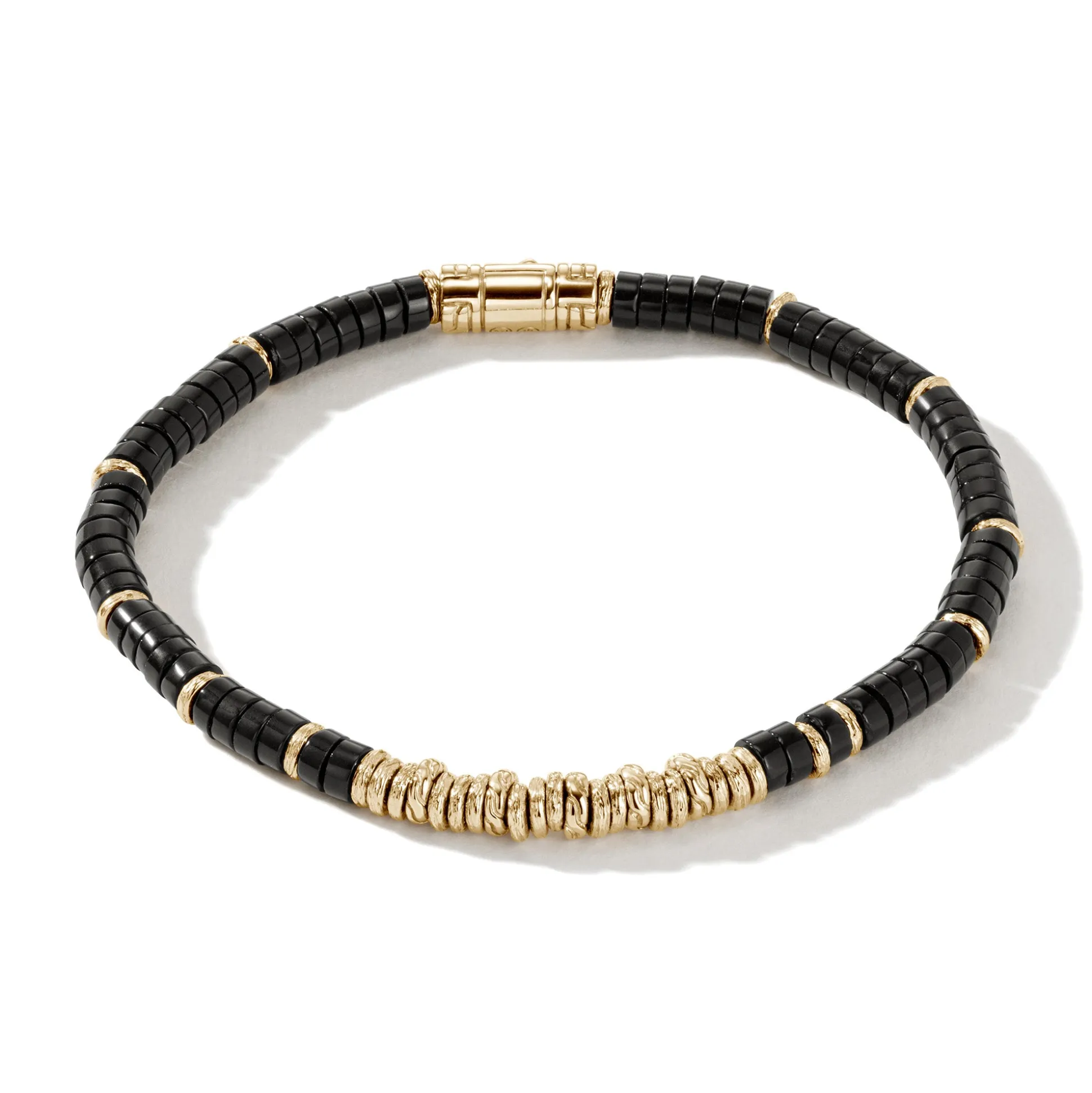 Men John Hardy Beads^Heishi Bracelet, Gemstones, Gold