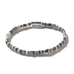 Men John Hardy Beads^Heishi Bracelet, Gemstones, Sterling Silver