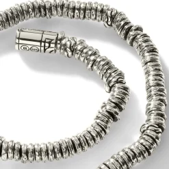 Men John Hardy Beads^Heishi Bracelet, Sterling Silver