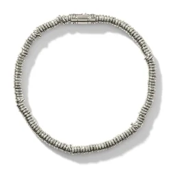 Men John Hardy Beads^Heishi Bracelet, Sterling Silver