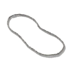 Men John Hardy Beads^Heishi Necklace, Sterling Silver