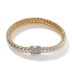 Men John Hardy Chains^Icon Bracelet, Gold, Silver, Diamonds, 5Mm