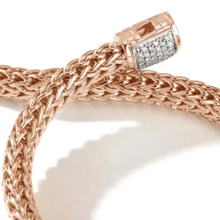 Women John Hardy Chains^Icon Bracelet, Silver, Diamonds, 6.5Mm