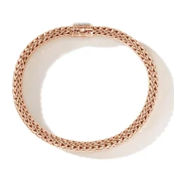Women John Hardy Chains^Icon Bracelet, Silver, Diamonds, 6.5Mm