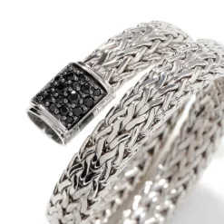 Women John Hardy Chains^Icon Bracelet, Sterling Silver, Pave, 6.5Mm