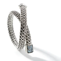 Men John Hardy Chains^Icon Bracelet, Sterling Silver, Pave, 6.5Mm