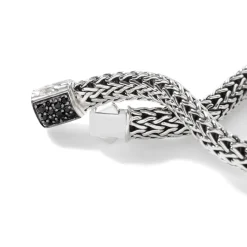 Men John Hardy Chains^Icon Bracelet, Sterling Silver, Pave, 6.5Mm