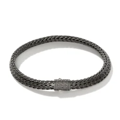 Women John Hardy Chains^Icon Bracelet, Sterling Silver, Gold, 6.5Mm