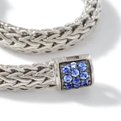 Women John Hardy Chains^Icon Bracelet, Sterling Silver, Pave, 10.5Mm