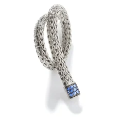 Women John Hardy Chains^Icon Bracelet, Sterling Silver, Pave, 10.5Mm