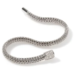 Women John Hardy Chains^Icon Bracelet, Sterling Silver, Diamonds, 5Mm