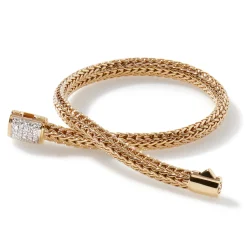 Women John Hardy Chains^Icon Bracelet, Sterling Silver, Diamonds, 5Mm