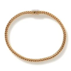 Women John Hardy Chains^Icon Bracelet, Sterling Silver, Diamonds, 5Mm
