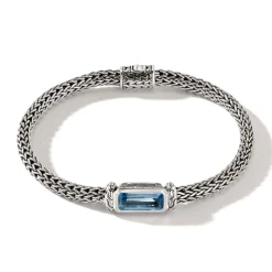 Men John Hardy Chains^Icon Bracelet, Sterling Silver, Gemstone, 5Mm