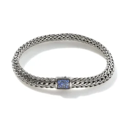 Men John Hardy Chains^Icon Bracelet, Sterling Silver, Pave, 6.5Mm