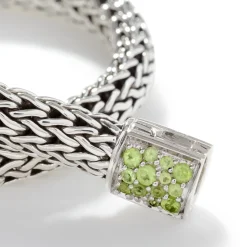 Men John Hardy Chains^Icon Bracelet, Sterling Silver, Pave, 6.5Mm