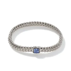 Women John Hardy Chains^Icon Bracelet, Sterling Silver, Pave, 7.5Mm