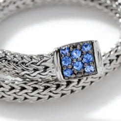 Women John Hardy Chains^Icon Bracelet, Sterling Silver, Pave, 5Mm
