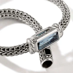 Men John Hardy Chains^Icon Bracelet, Sterling Silver, Gemstone, 5Mm