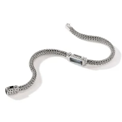 Men John Hardy Chains^Icon Bracelet, Sterling Silver, Gemstone, 5Mm