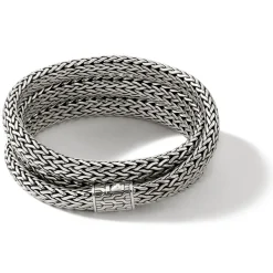 Men John Hardy Chains^Icon Flat Wrap, Sterling Silver, 7.5Mm