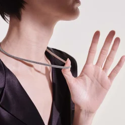 Women John Hardy Layering^Icon Necklace, Sterling Silver, 5Mm