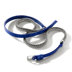 Women John Hardy Chains^Icon Wrap, Sterling Silver, Leather