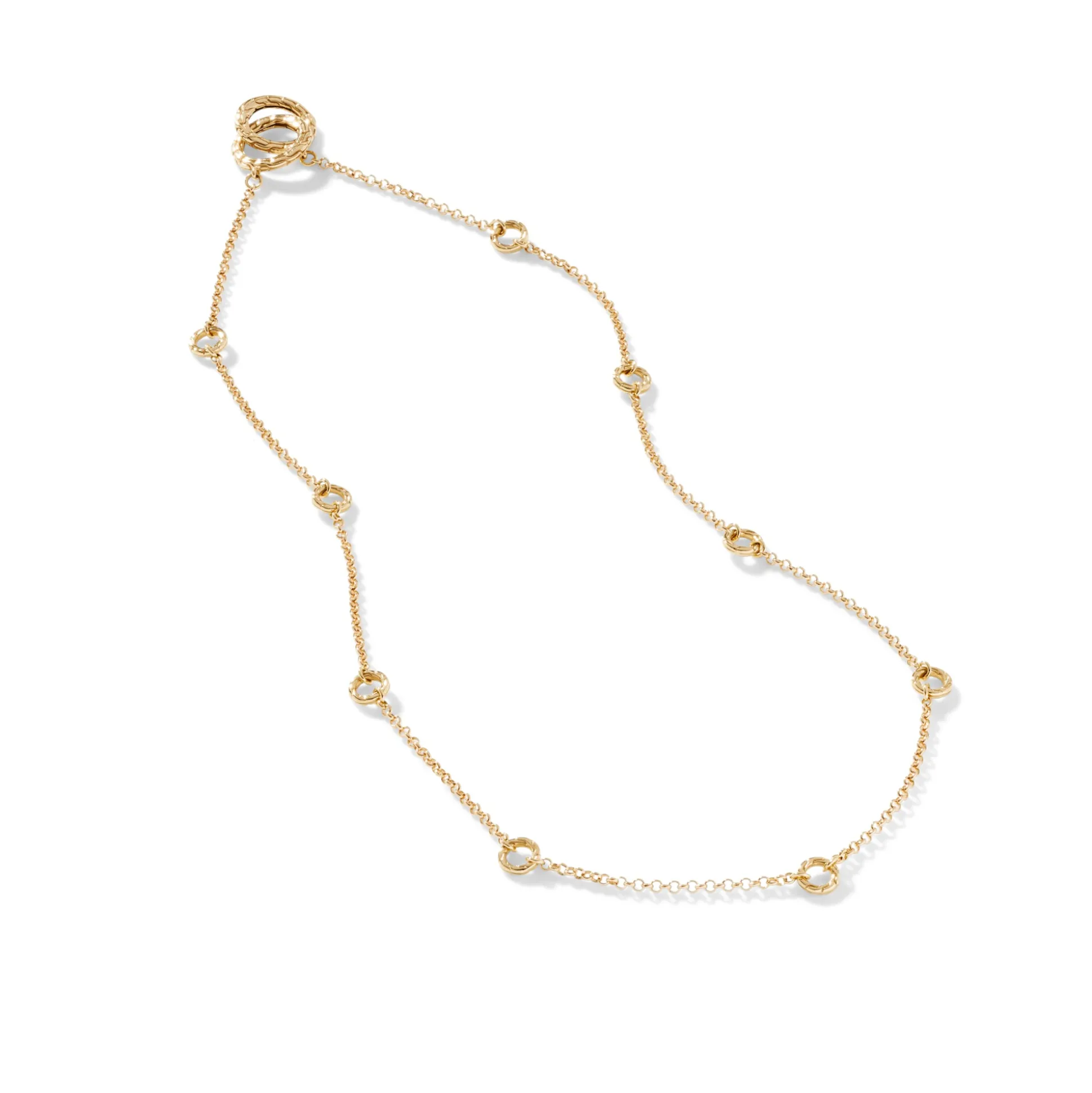 Women John Hardy Layering^Interlocking Keyring Necklace, Gold