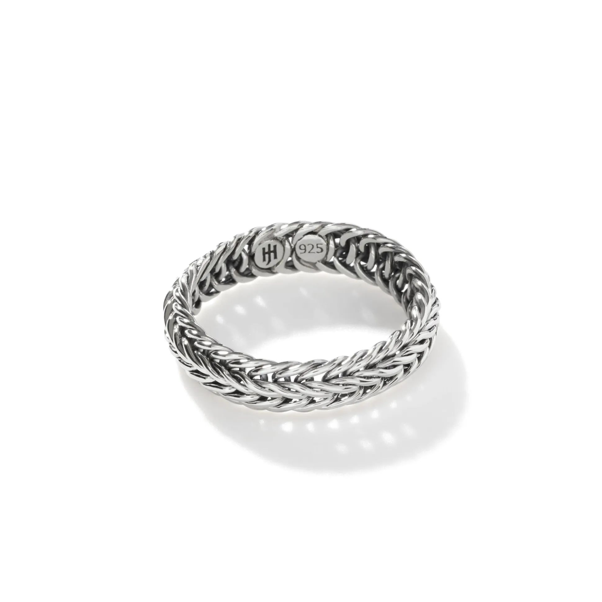 Women John Hardy Soft^Kami Chain Band Ring, Sterling Silver, Slim