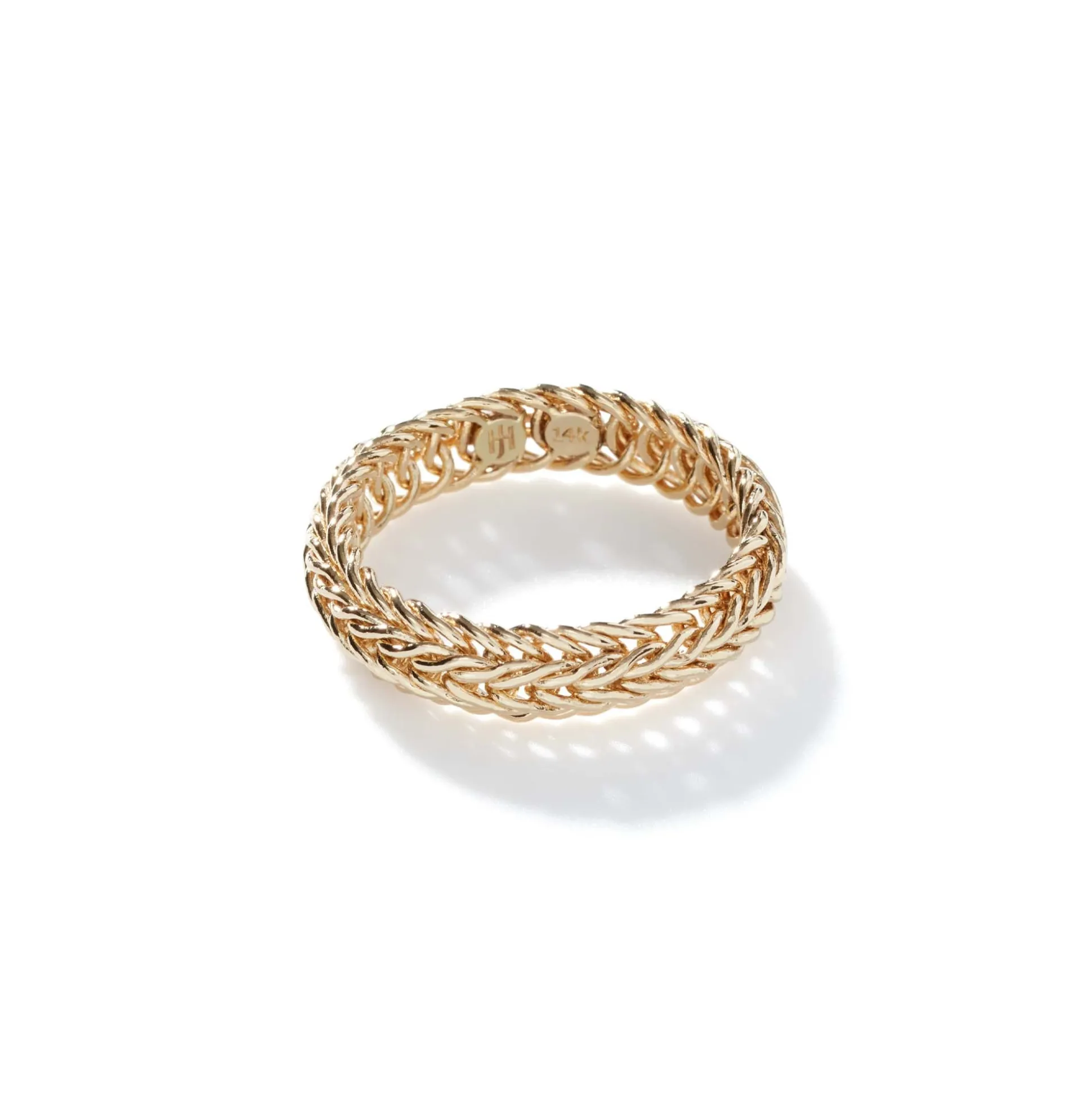 Women John Hardy Soft^Kami Chain Band Ring, Sterling Silver, Slim