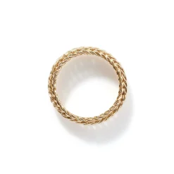 Women John Hardy Soft^Kami Chain Band Ring, Sterling Silver, Slim