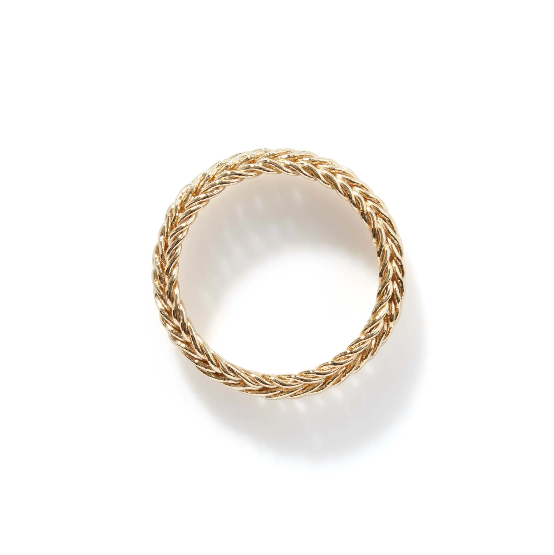 Women John Hardy Soft^Kami Chain Band Ring, Sterling Silver, Slim