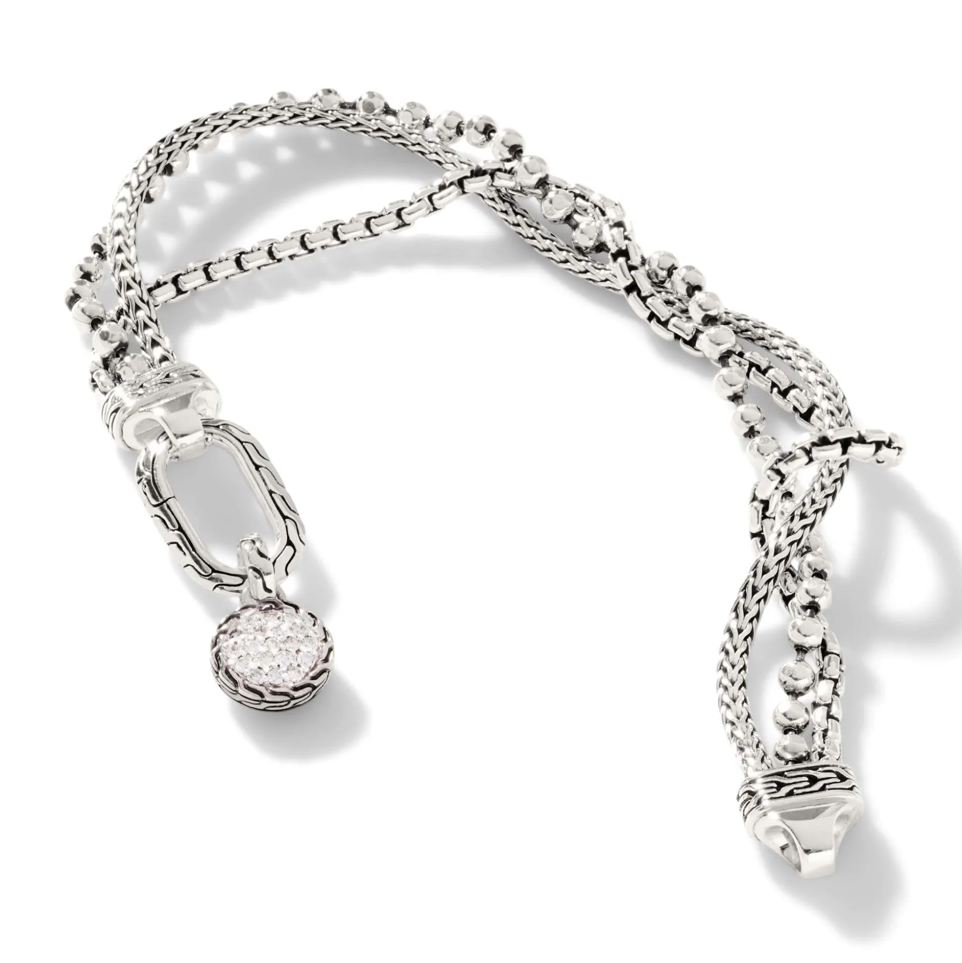 Women John Hardy Chains^Keyring Bracelet, Sterling Silver