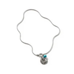 Women John Hardy Layering^Keyring Necklace, Sterling Silver, 2.5Mm