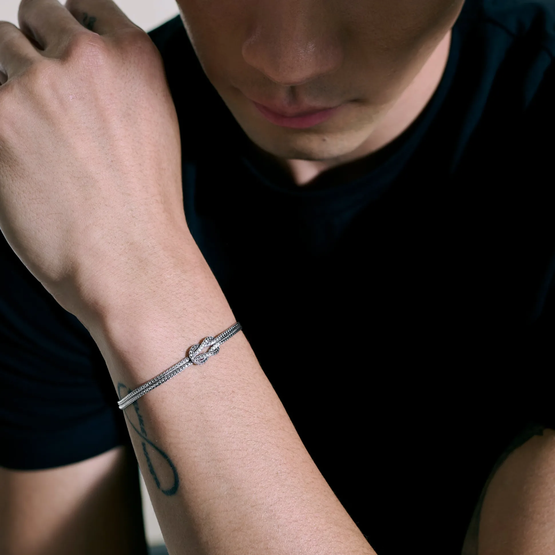 Men John Hardy Chains^Love Knot Bracelet, Gold, 1.8Mm