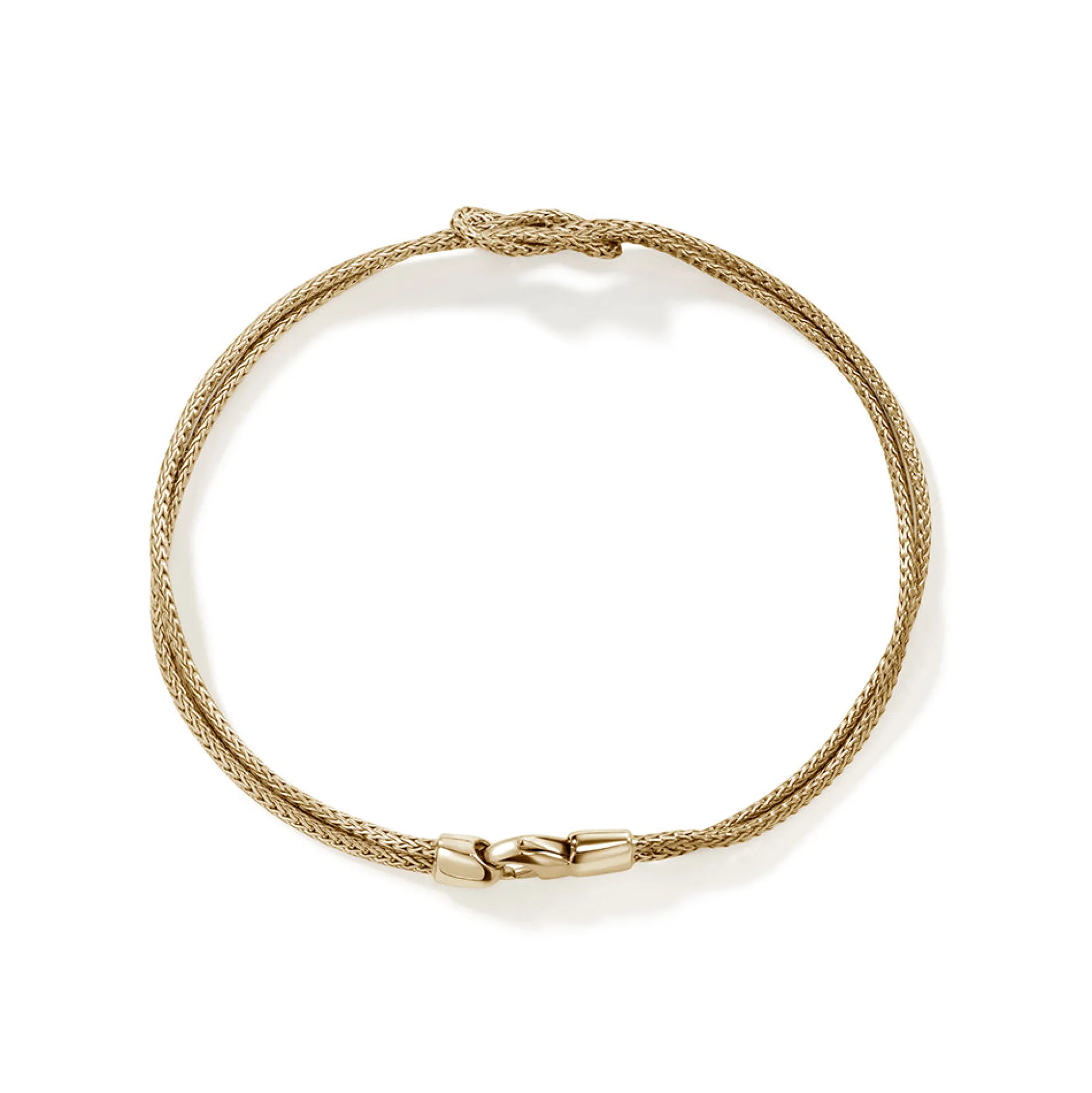 Men John Hardy Chains^Love Knot Bracelet, Gold, 1.8Mm