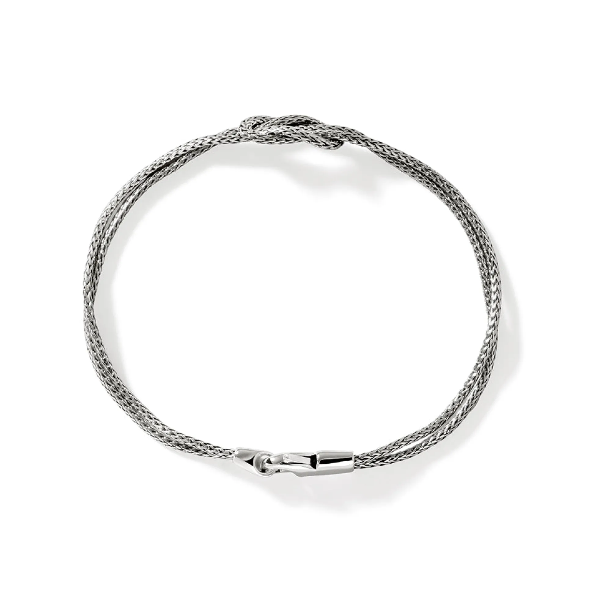 Men John Hardy Chains^Love Knot Bracelet, Gold, Silver, 1.8Mm