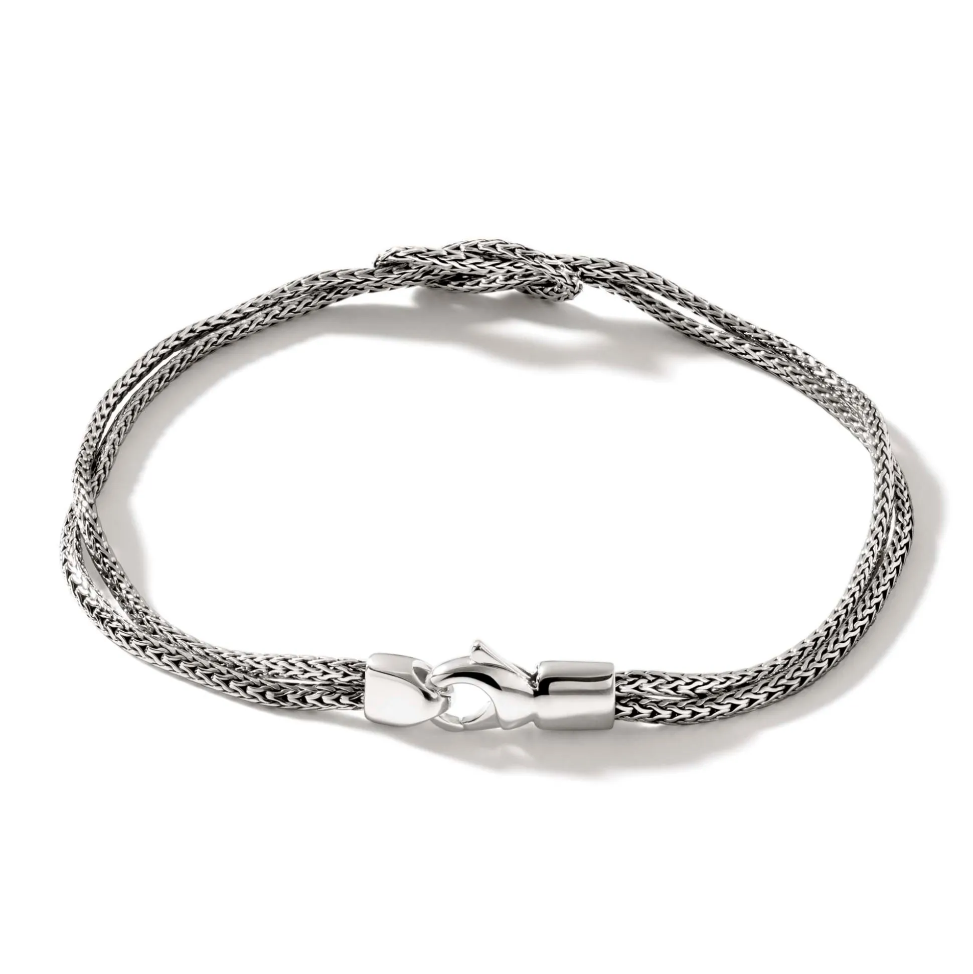 Men John Hardy Chains^Love Knot Bracelet, Gold, Silver, 1.8Mm